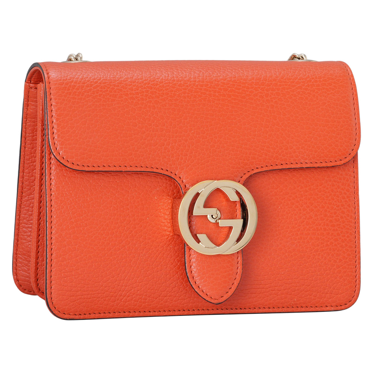 GUCCI(USED)구찌 510304 인터로킹 체인 숄더백