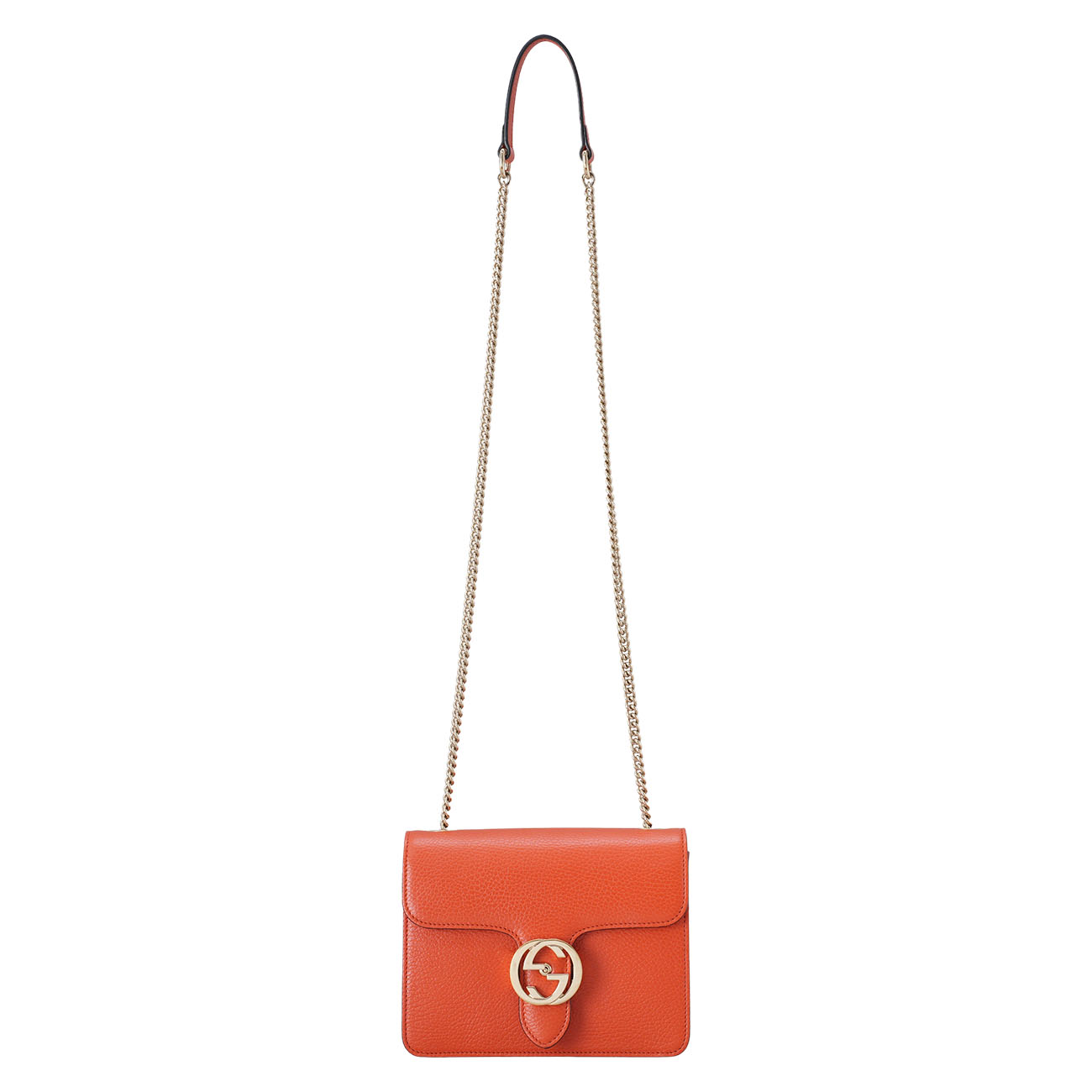 GUCCI(USED)구찌 510304 인터로킹 체인 숄더백