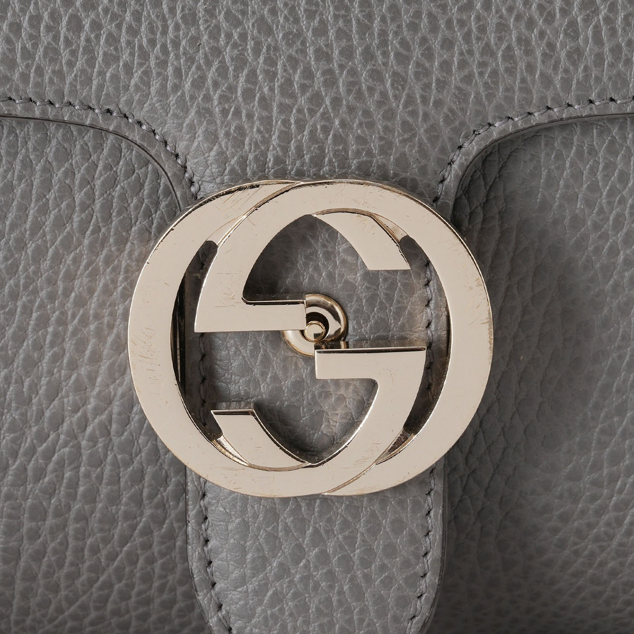 GUCCI(USED)구찌 510302 인터로킹 탑핸들 체인백