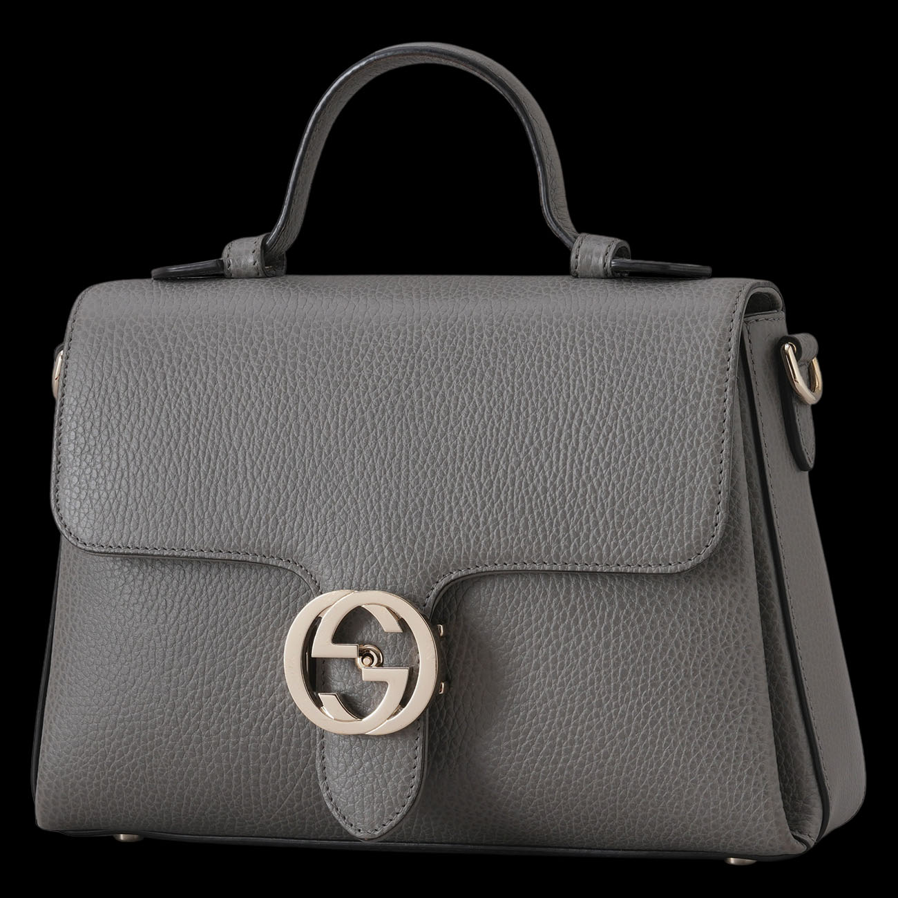 GUCCI(USED)구찌 510302 인터로킹 탑핸들 체인백