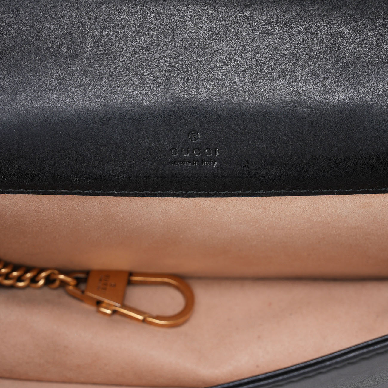 GUCCI(USED)구찌 488426 마몽 미니 체인 숄더백