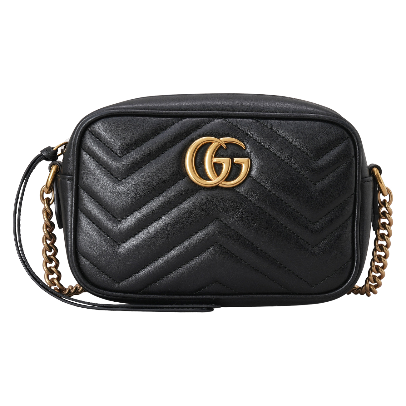 GUCCI(USED)구찌 448065 마몽 마틀라세 미니 카메라백