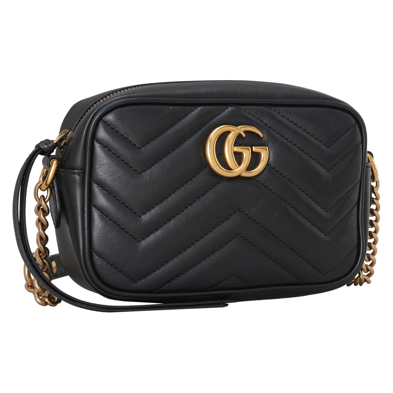 GUCCI(USED)구찌 448065 마몽 마틀라세 미니 카메라백