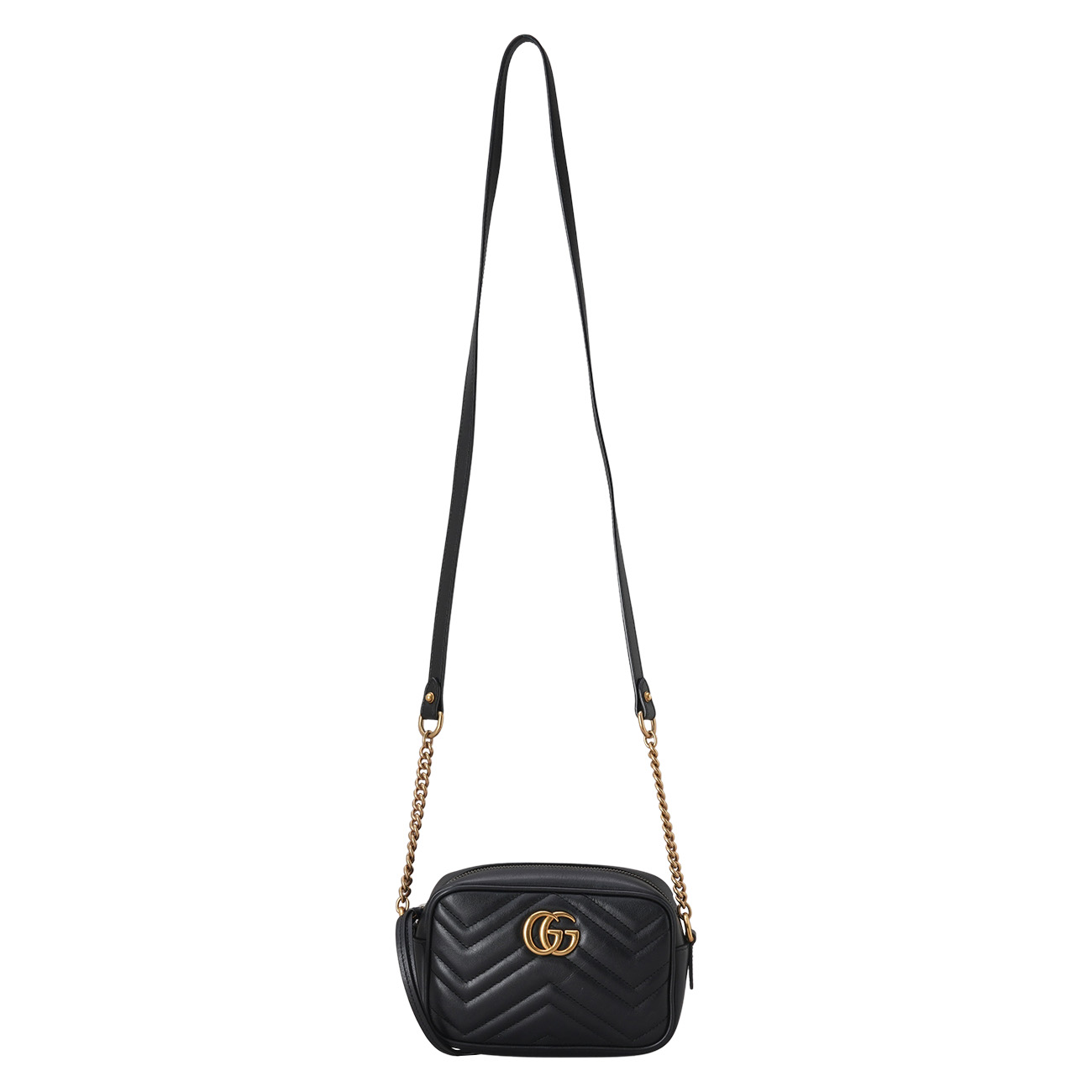 GUCCI(USED)구찌 448065 마몽 마틀라세 미니 카메라백