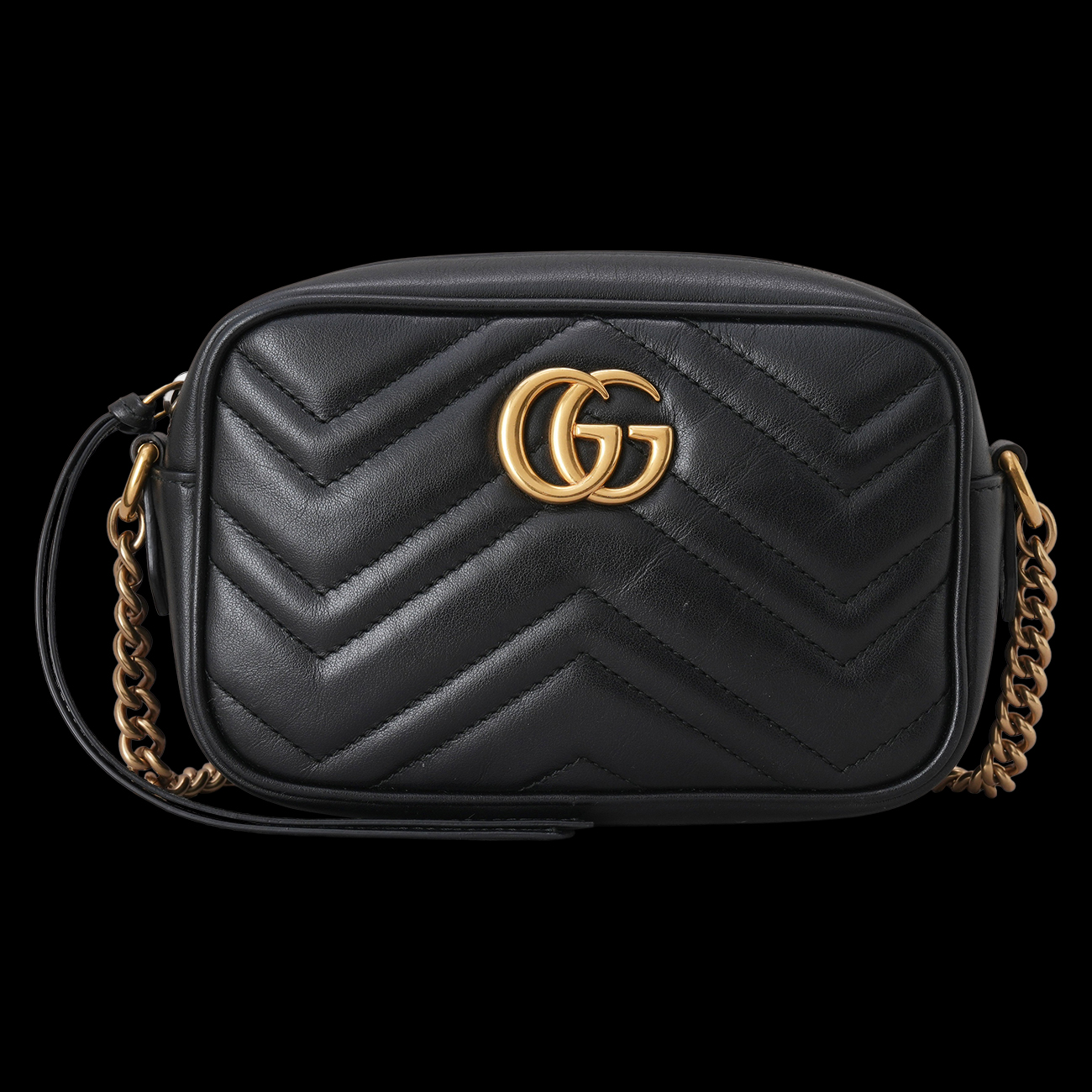 GUCCI(USED)구찌 448065 마몽 마틀라세 미니 카메라백