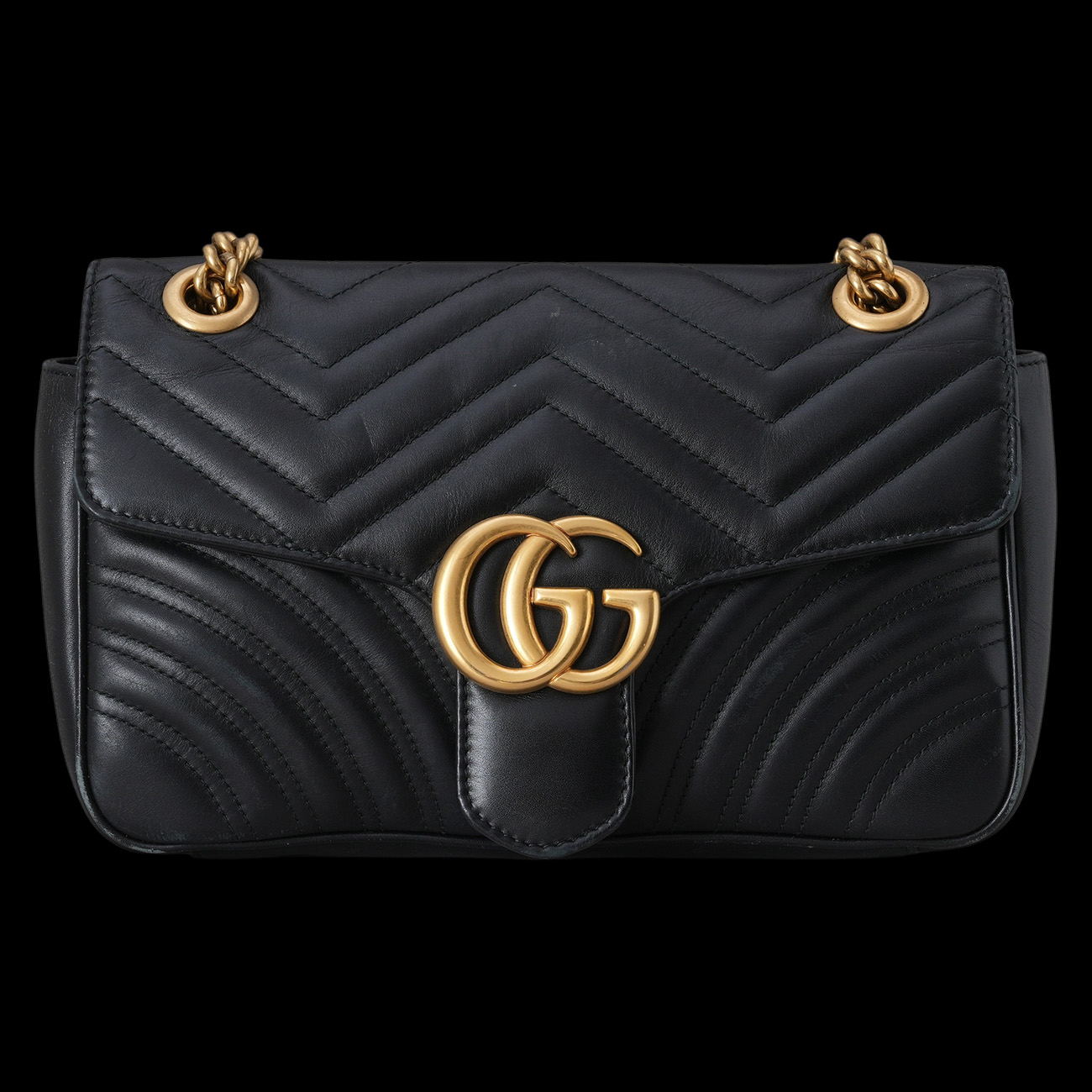 GUCCI(USED)구찌 443497 GG마몽 마틀라쎄 체인 숄더백