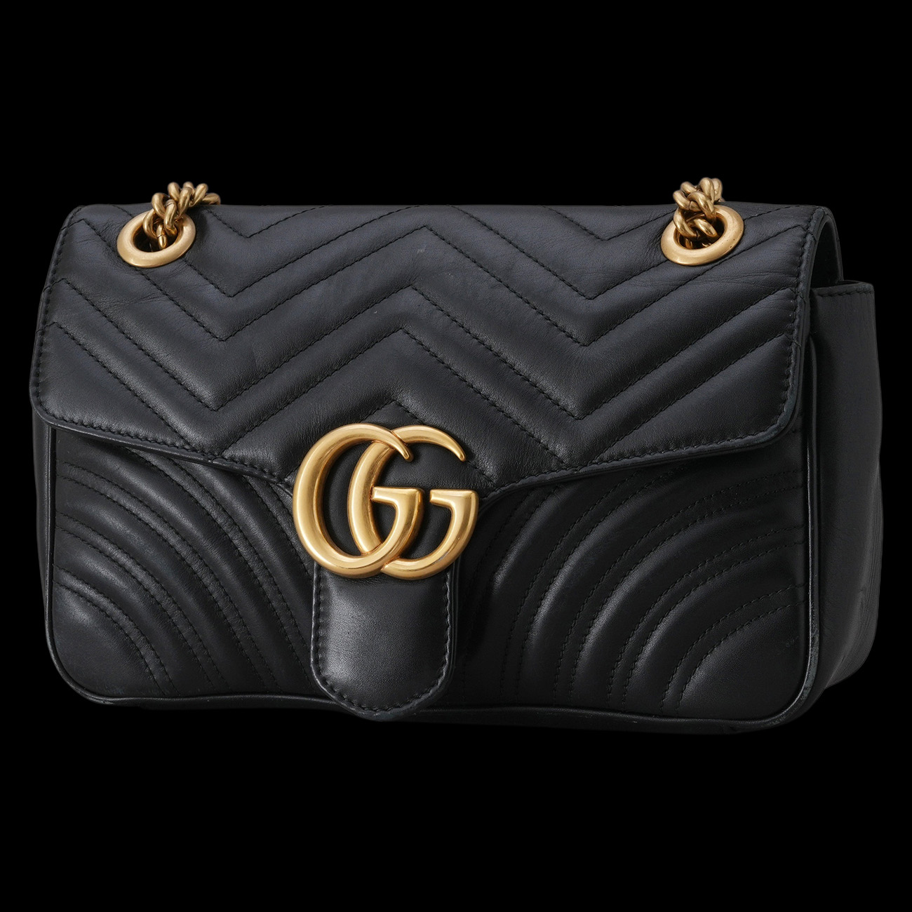 GUCCI(USED)구찌 443497 GG마몽 마틀라쎄 체인 숄더백