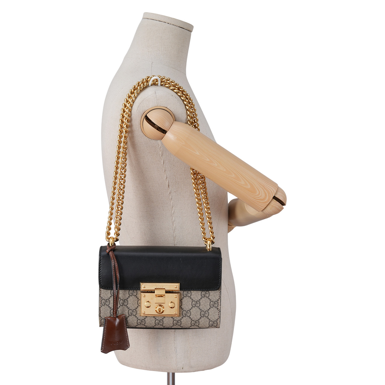 GUCCI(USED)구찌  GG 패드락 체인 숄더백 스몰
