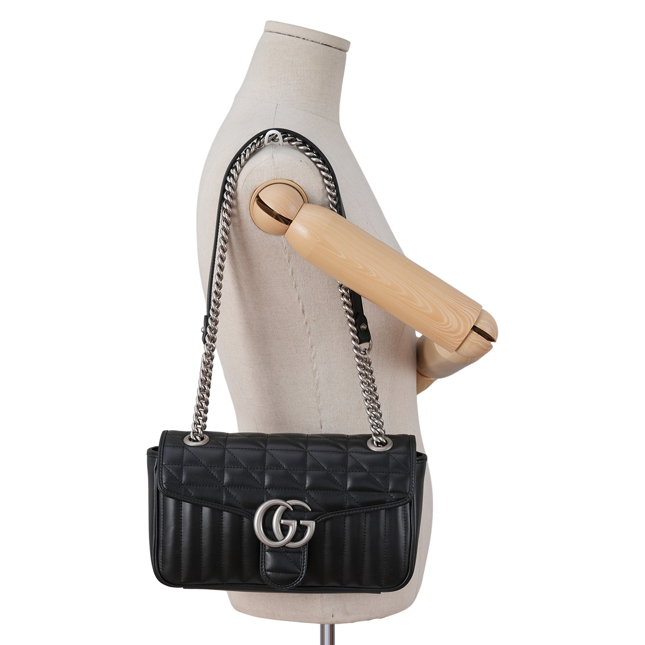 GUCCI(USED)구찌 443497 GG마몽 마틀라세 체인 숄더백
