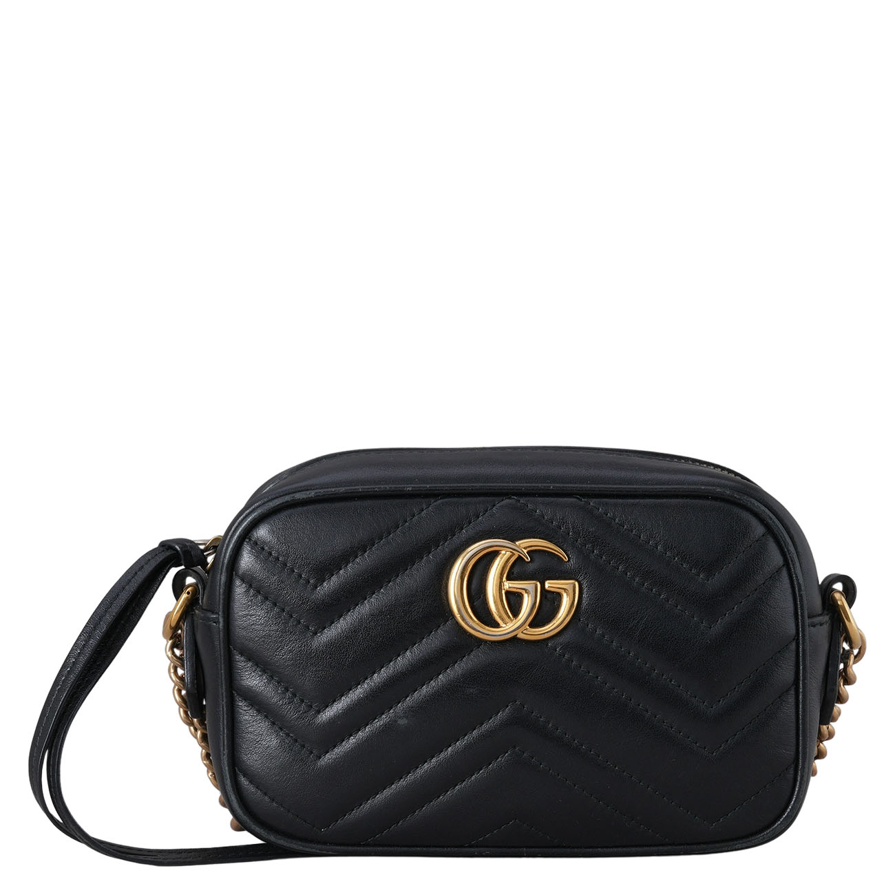GUCCI(USED)구찌 448065 GG마몽 마틀라세 미니 카메라백