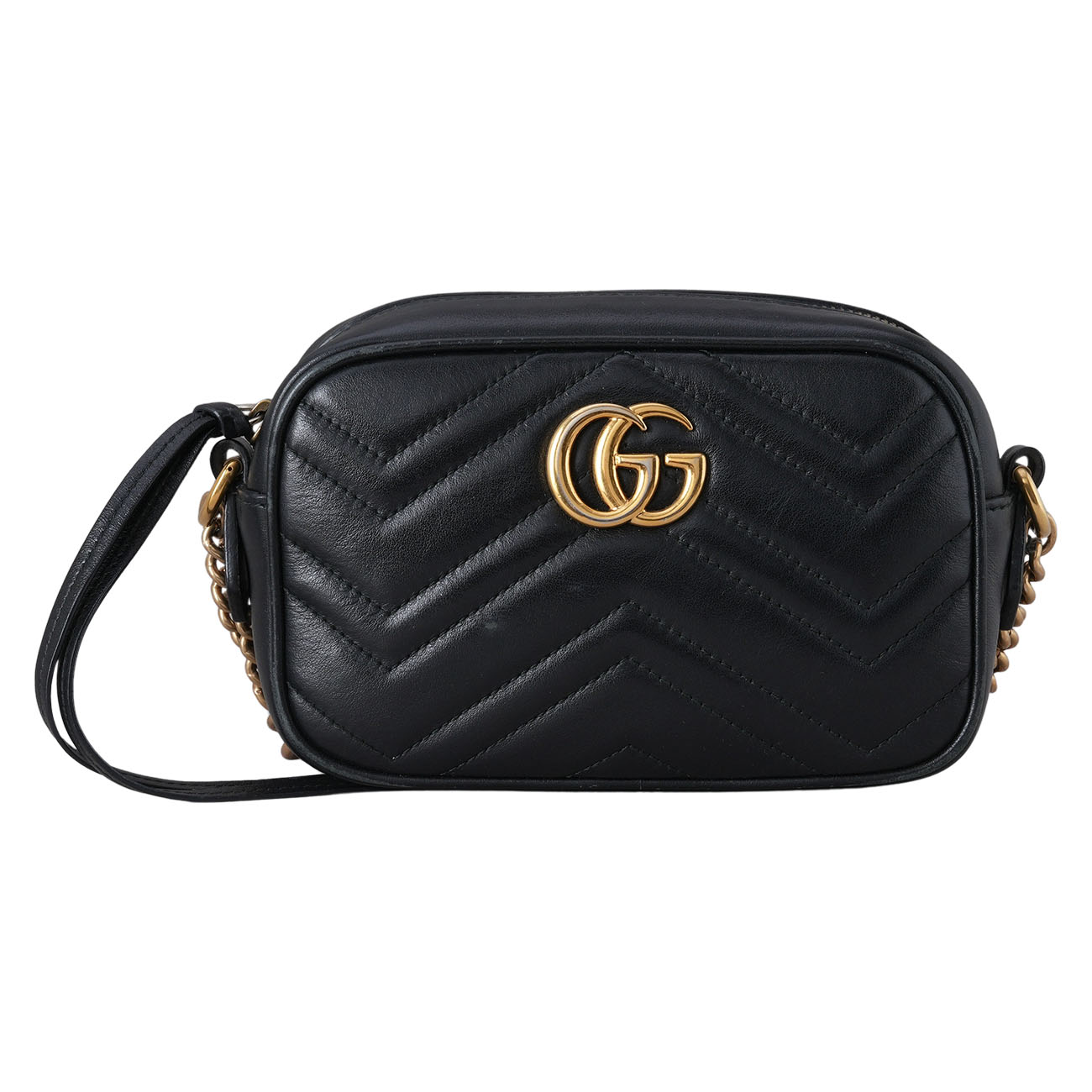 GUCCI(USED)구찌 448065 GG마몽 마틀라세 미니 카메라백