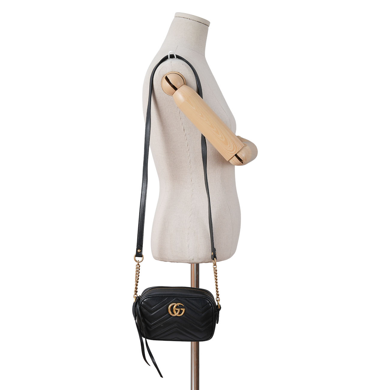 GUCCI(USED)구찌 448065 GG마몽 마틀라세 미니 카메라백