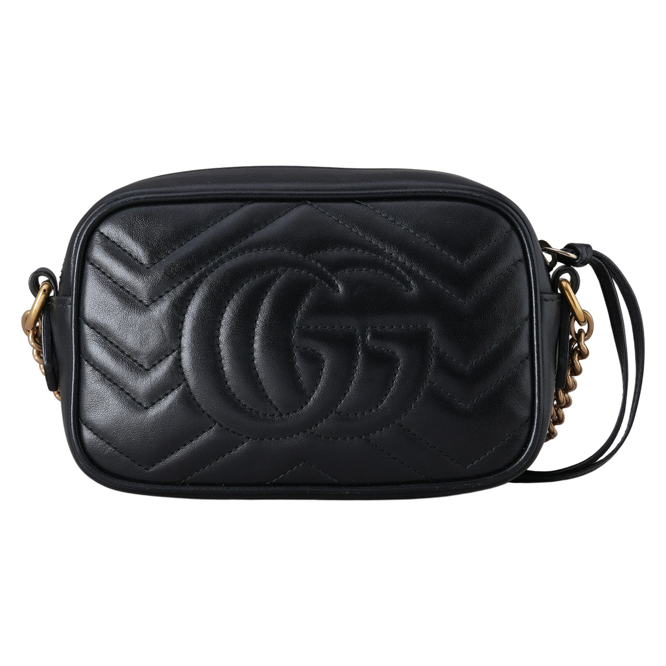 GUCCI(USED)구찌 448065 GG마몽 마틀라세 미니 카메라백