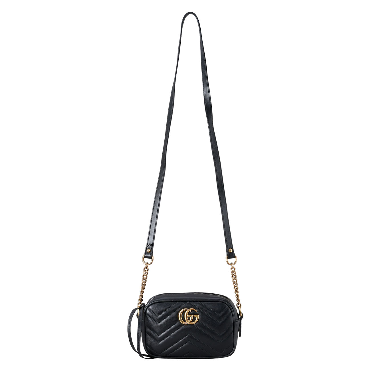 GUCCI(USED)구찌 448065 GG마몽 마틀라세 미니 카메라백