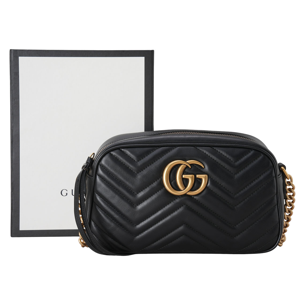 GUCCI(USED)구찌 447632 GG마몽 마틀라세 카메라백
