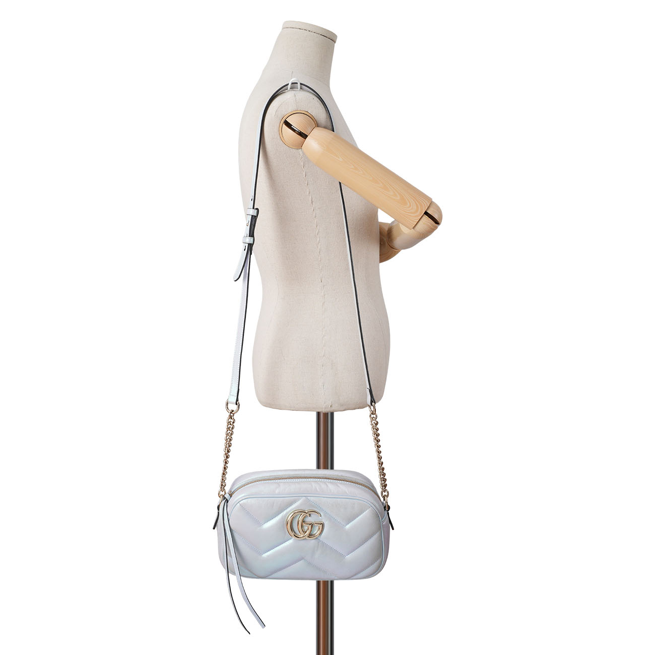 GUCCI(USED)구찌 447632 GG마몽 마틀라세 카메라백
