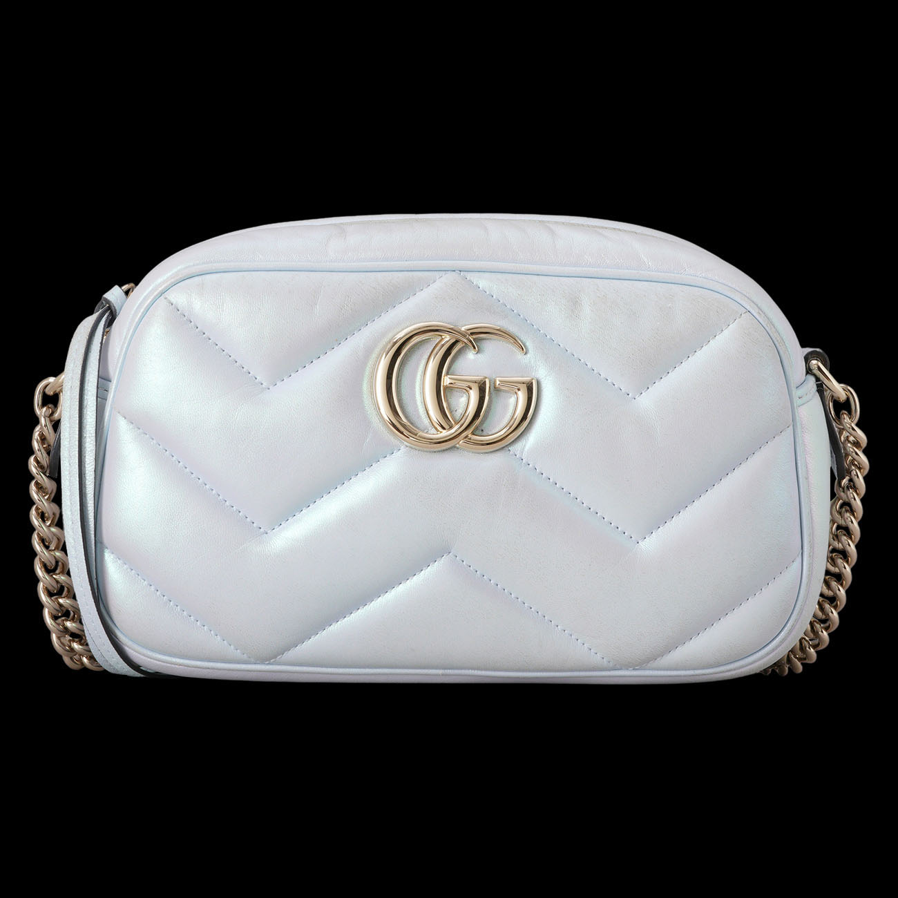 GUCCI(USED)구찌 447632 GG마몽 마틀라세 카메라백