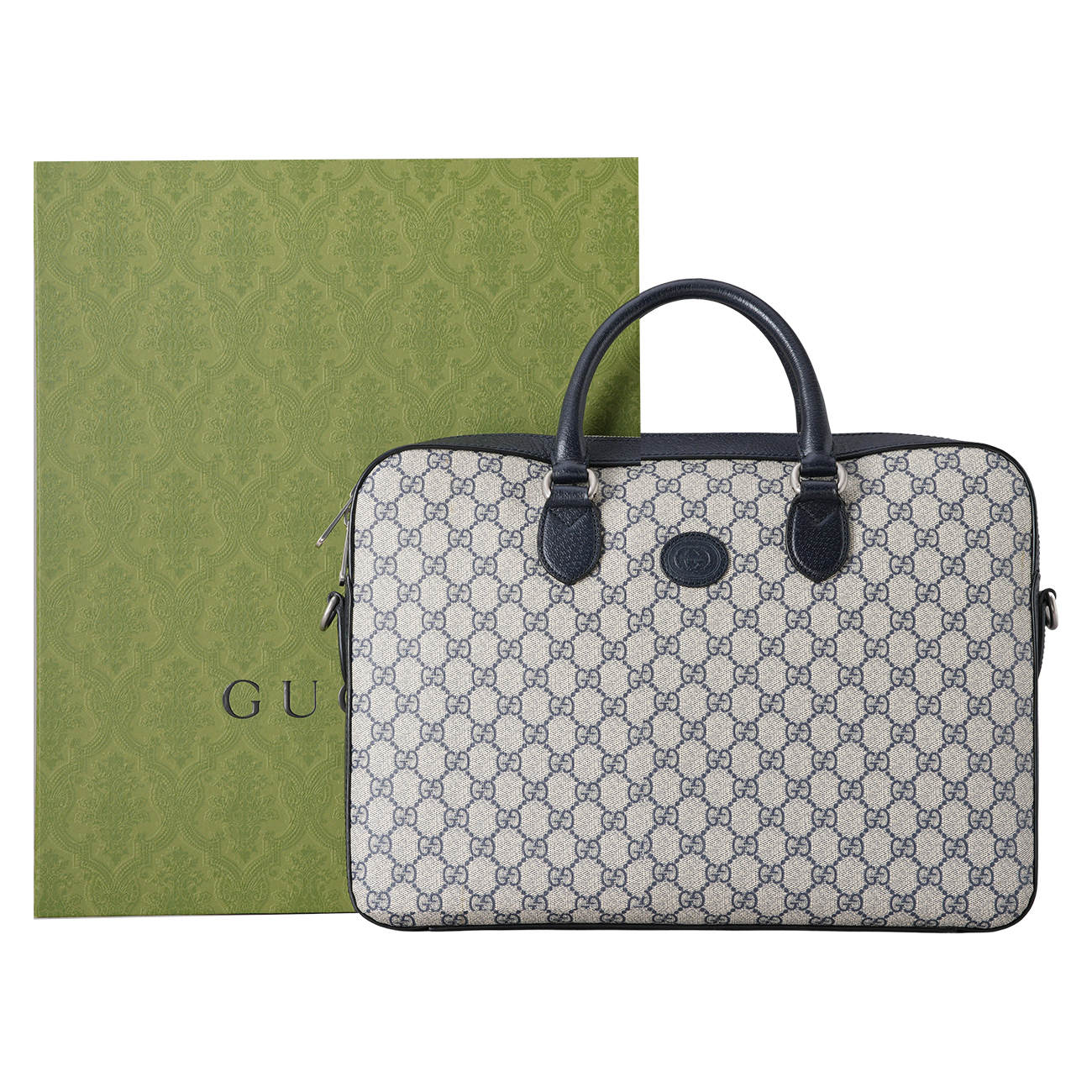 GUCCI(USED)구찌 674140 인터로킹 G 브리프케이스