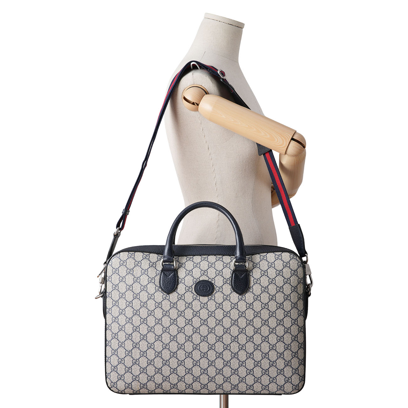 GUCCI(USED)구찌 674140 인터로킹 G 브리프케이스