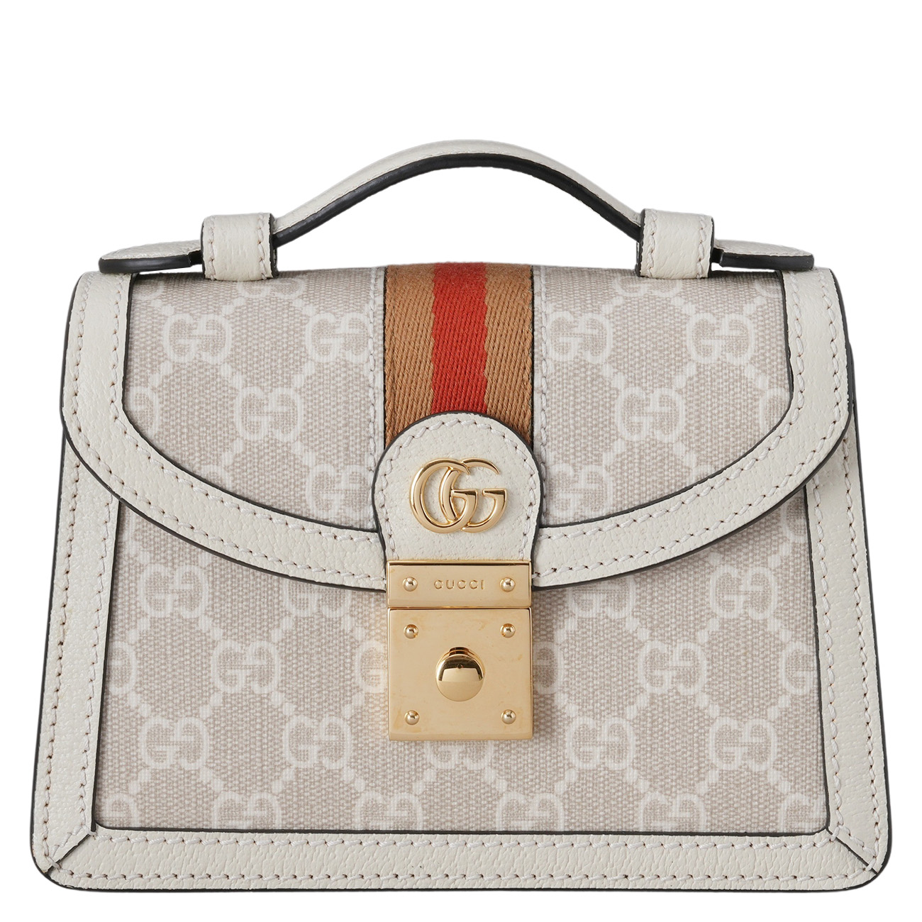 GUCCI(USED)구찌 696180 베이지 오피디아 미니 탑 핸들백