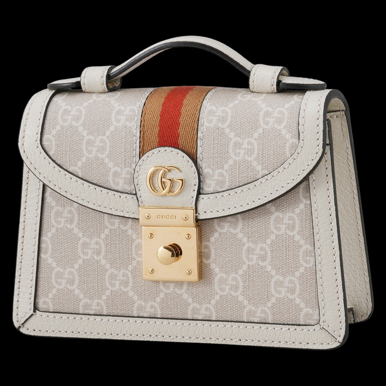 GUCCI(USED)구찌 696180 베이지 오피디아 미니 탑 핸들백
