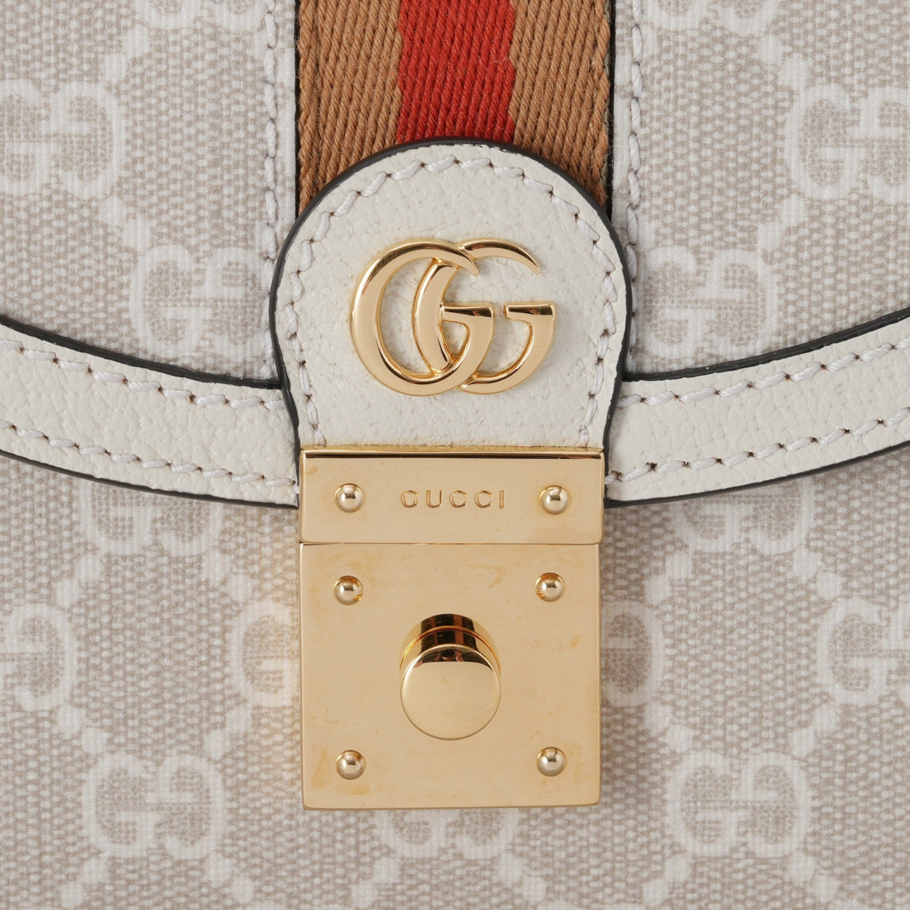 GUCCI(USED)구찌 696180 베이지 오피디아 미니 탑 핸들백