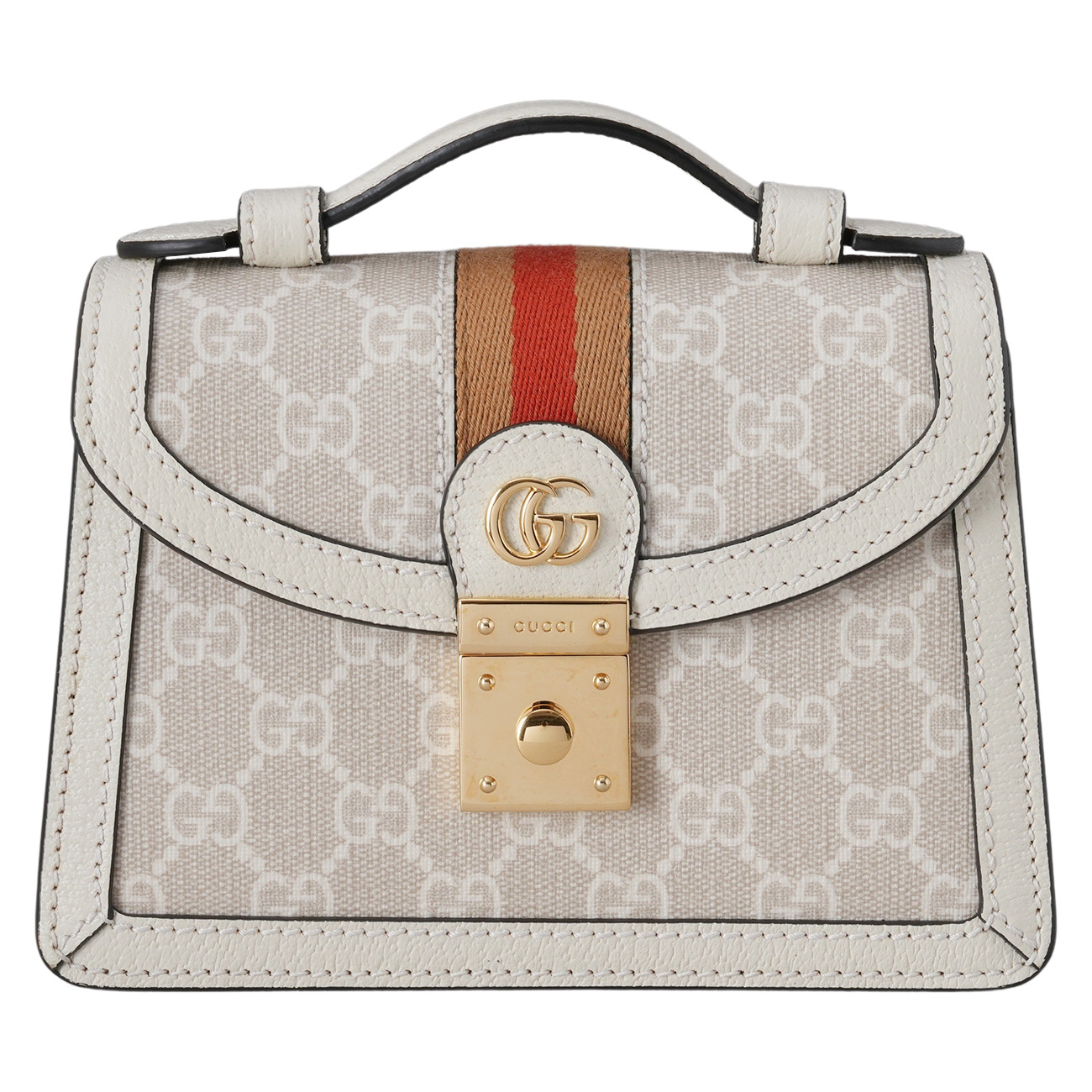GUCCI(USED)구찌 696180 베이지 오피디아 미니 탑 핸들백