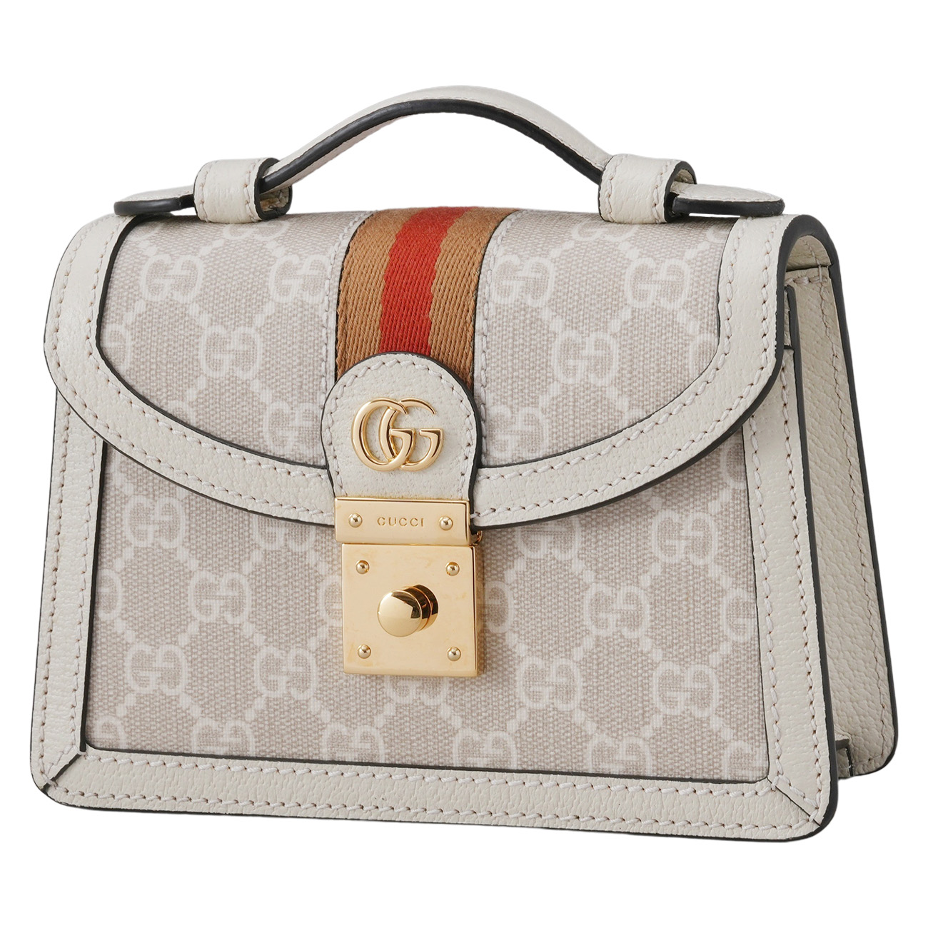 GUCCI(USED)구찌 696180 베이지 오피디아 미니 탑 핸들백