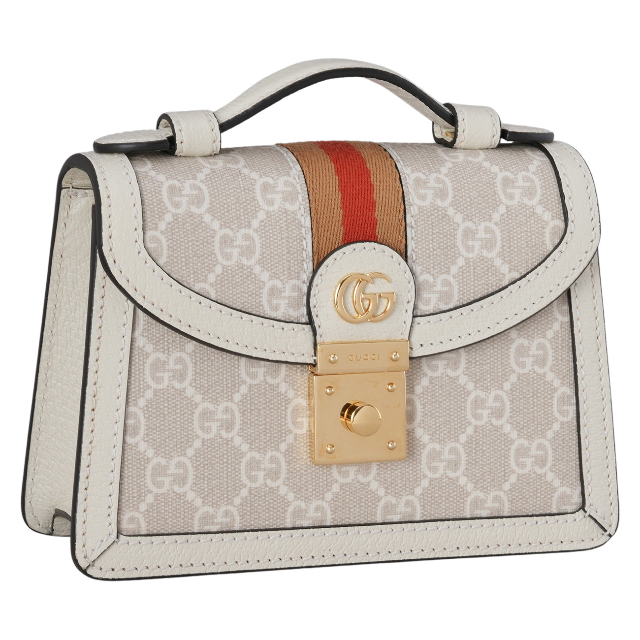 GUCCI(USED)구찌 696180 베이지 오피디아 미니 탑 핸들백
