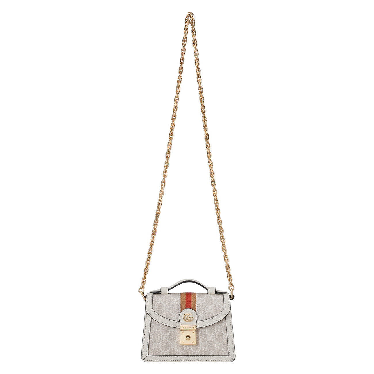 GUCCI(USED)구찌 696180 베이지 오피디아 미니 탑 핸들백