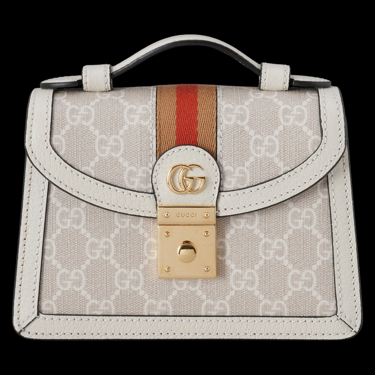 GUCCI(USED)구찌 696180 베이지 오피디아 미니 탑 핸들백