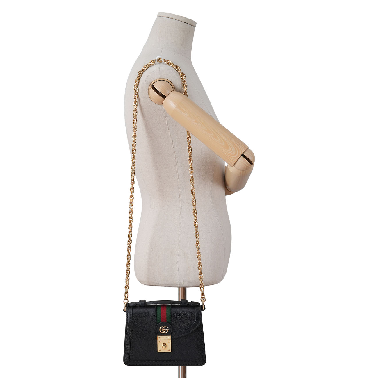 GUCCI(USED)구찌 779834 블랙 오피디아 미니 탑 핸들백
