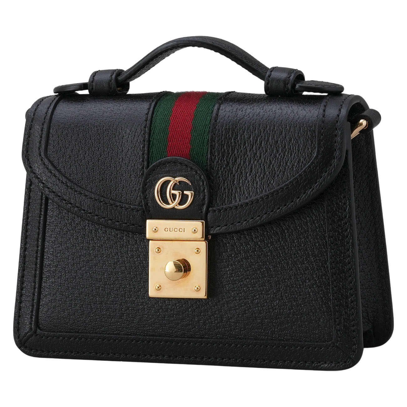 GUCCI(USED)구찌 779834 블랙 오피디아 미니 탑 핸들백