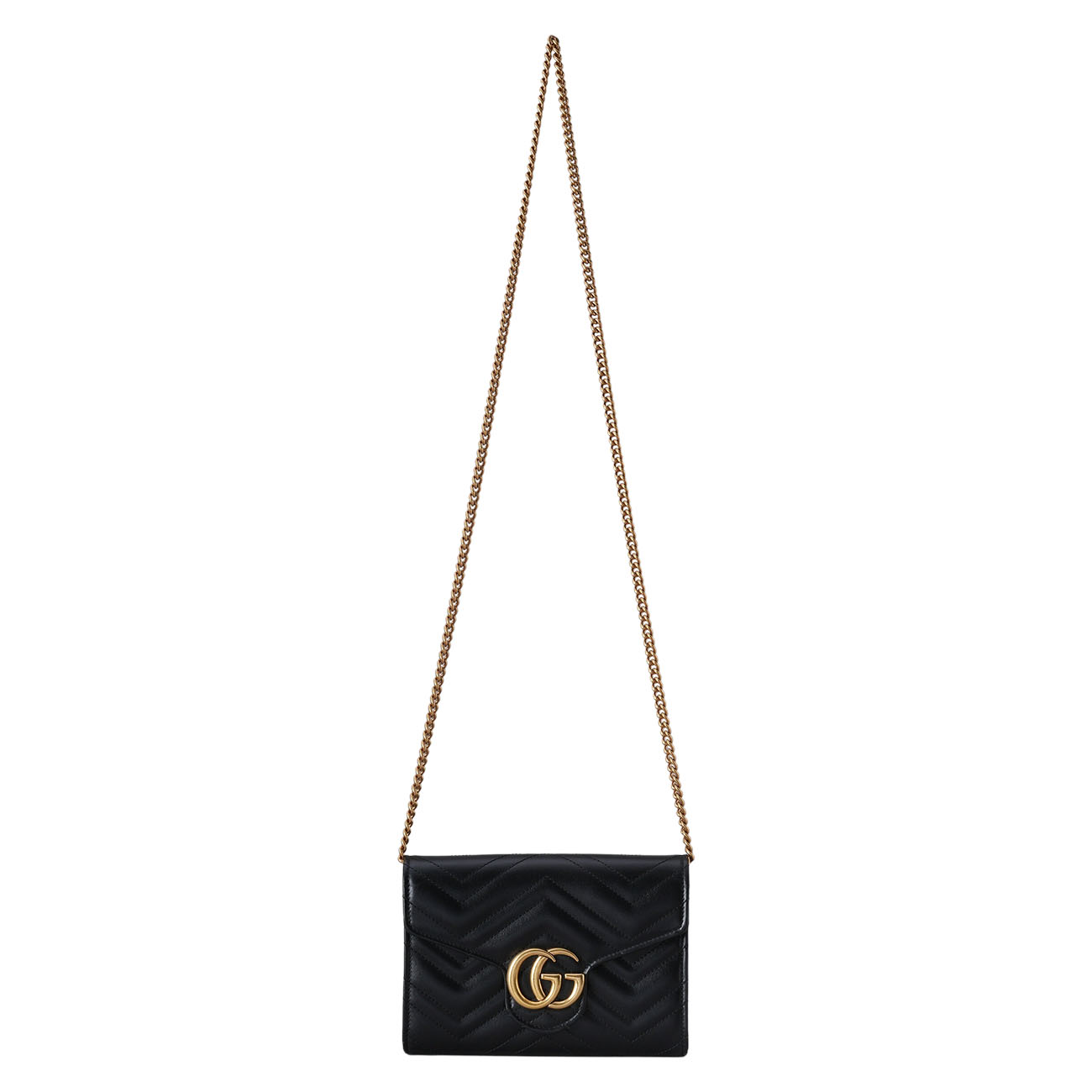 GUCCI(USED)구찌 474575 GG 마몽 마틀라세 미니 체인 백