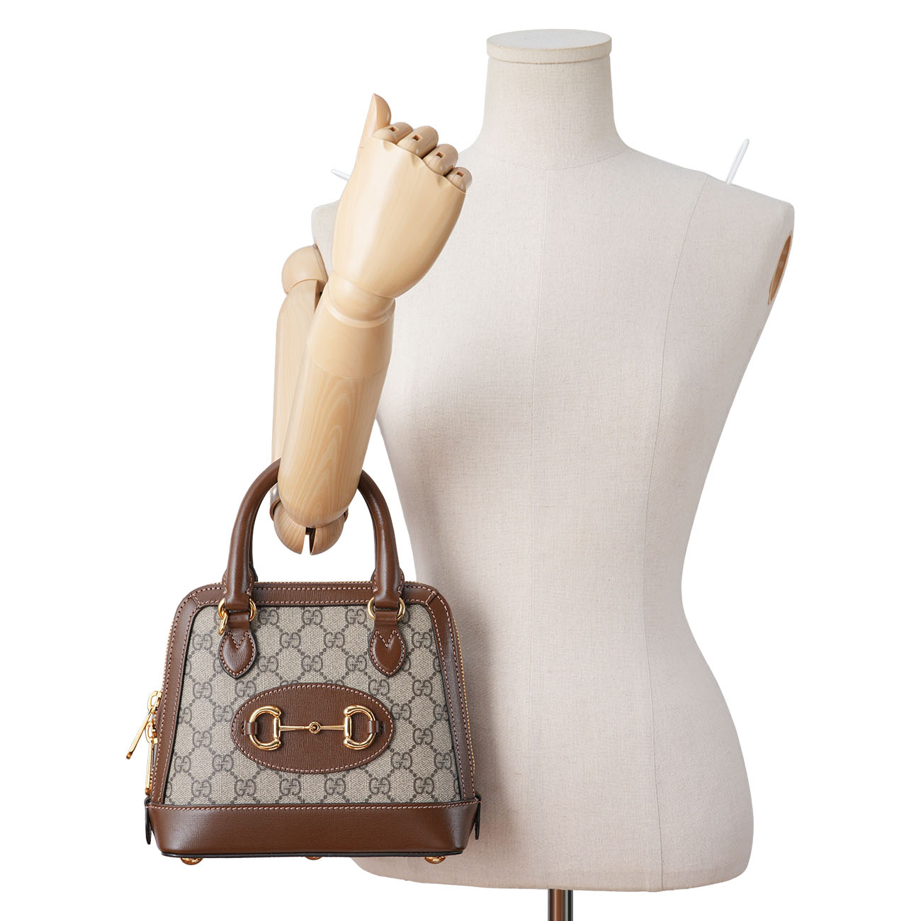 GUCCI(USED)구찌 640716 홀스빗 미니 탑 핸들백