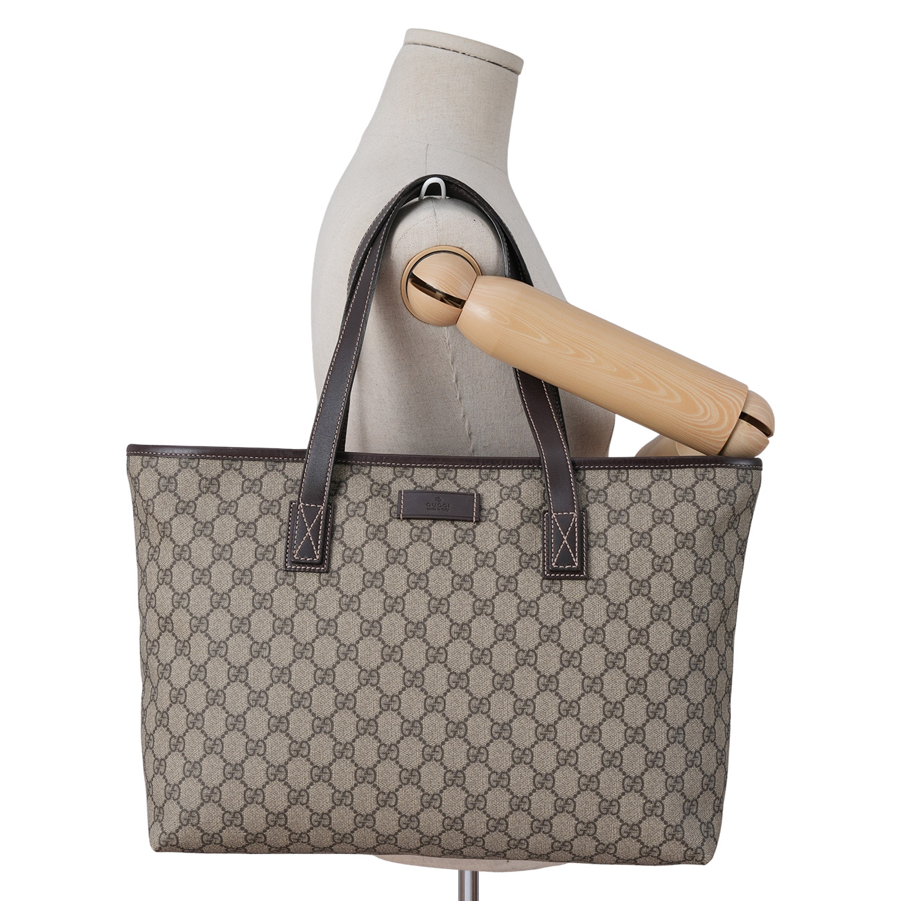 GUCCI(USED)구찌 211137 수프림 캔버스 쇼퍼백