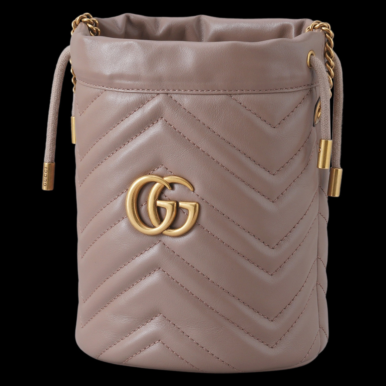 GUCCI(USED)구찌 575163 GG마몽 미니 버킷백