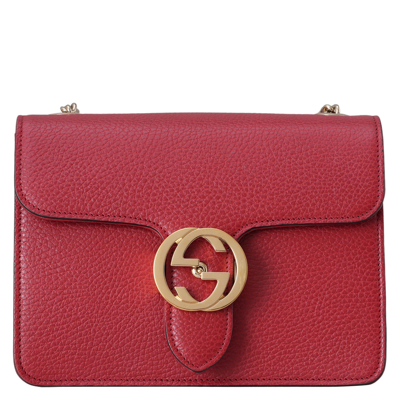 GUCCI(USED)구찌 510304 인터로킹 체인 숄더백
