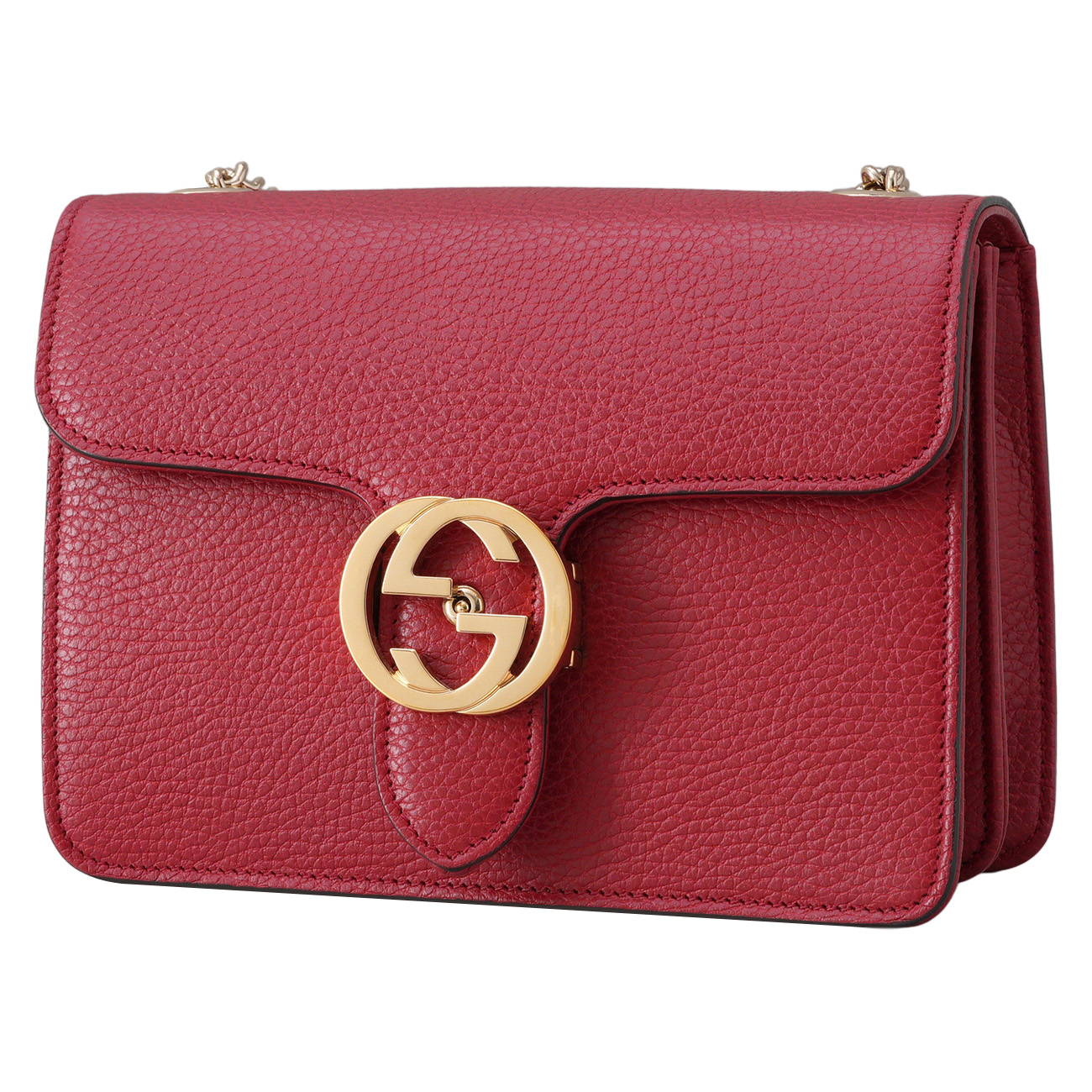 GUCCI(USED)구찌 510304 인터로킹 체인 숄더백