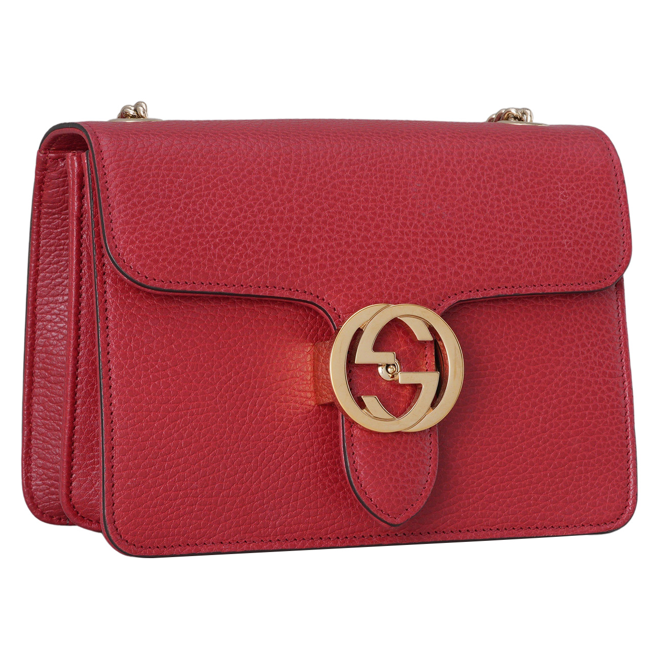 GUCCI(USED)구찌 510304 인터로킹 체인 숄더백