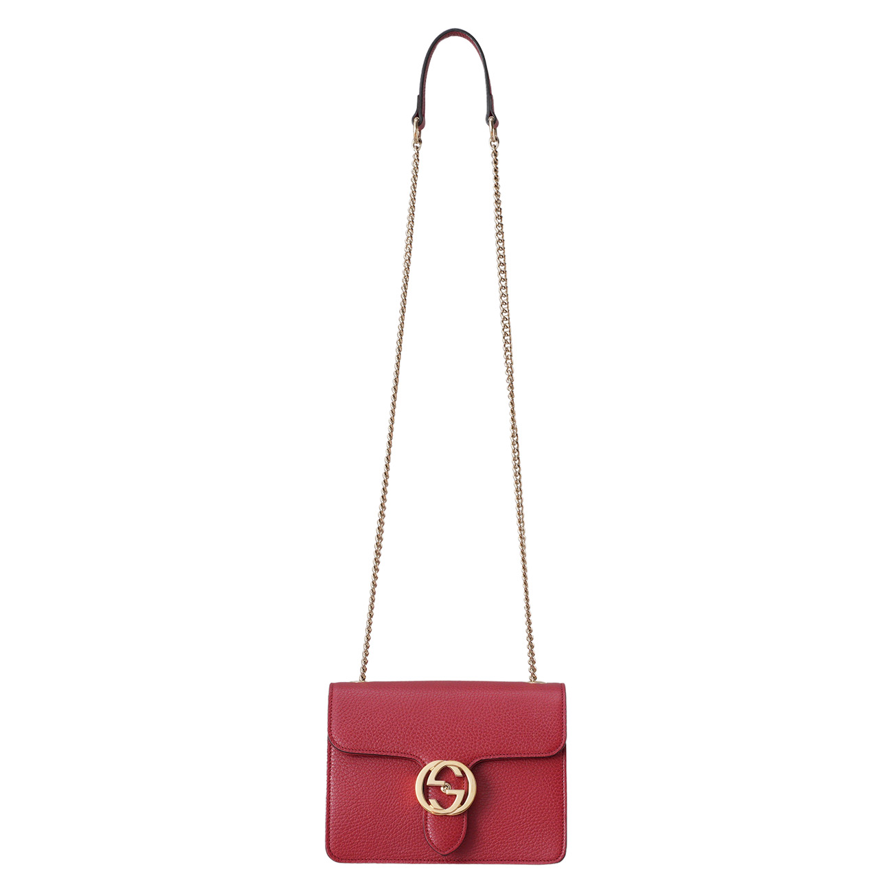 GUCCI(USED)구찌 510304 인터로킹 체인 숄더백