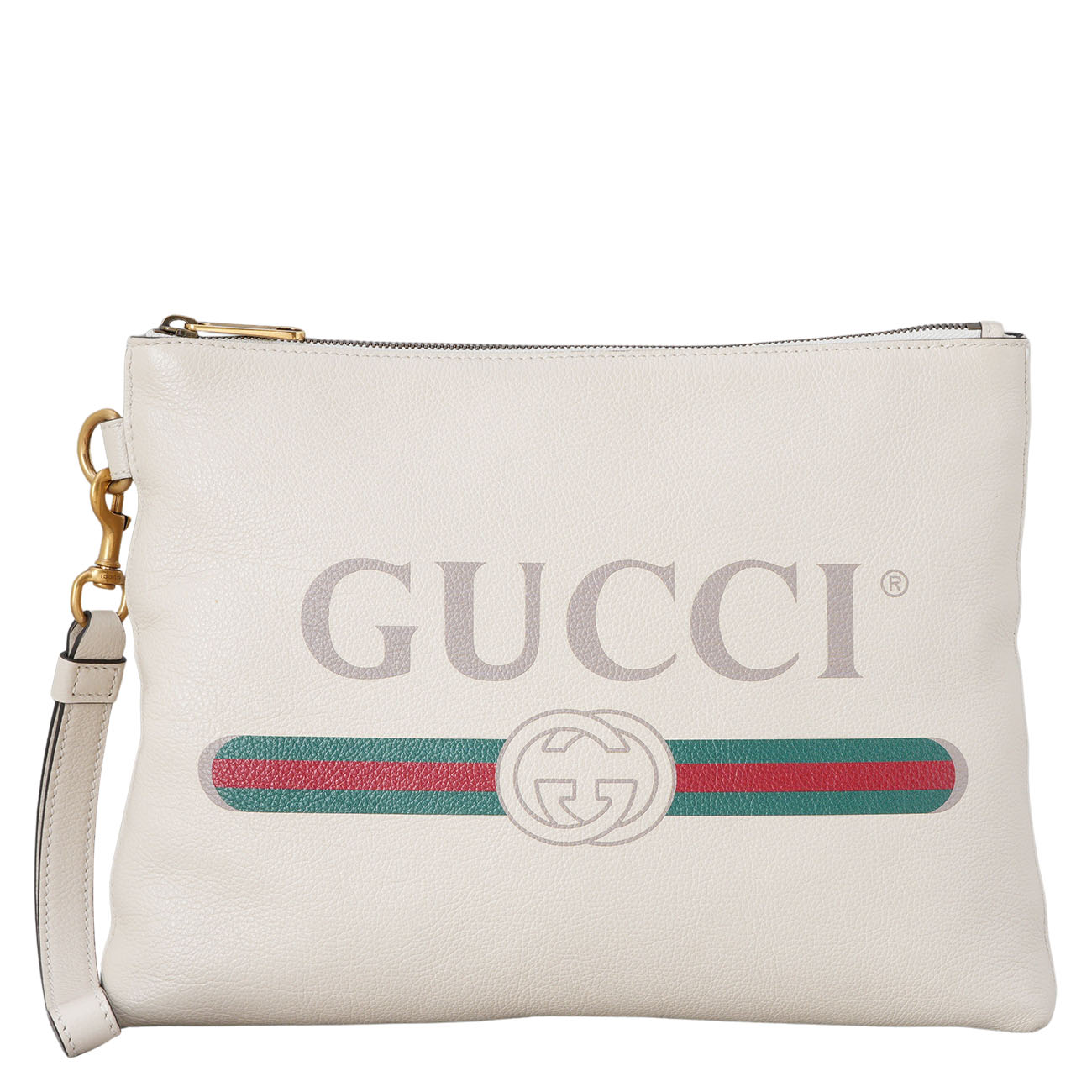 GUCCI(USED)구찌 572770 로고 프린팅 클러치