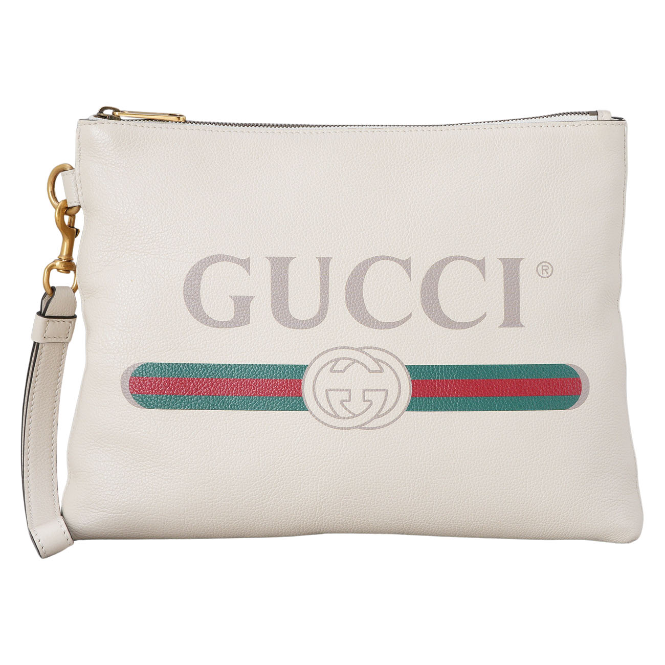 GUCCI(USED)구찌 572770 로고 프린팅 클러치