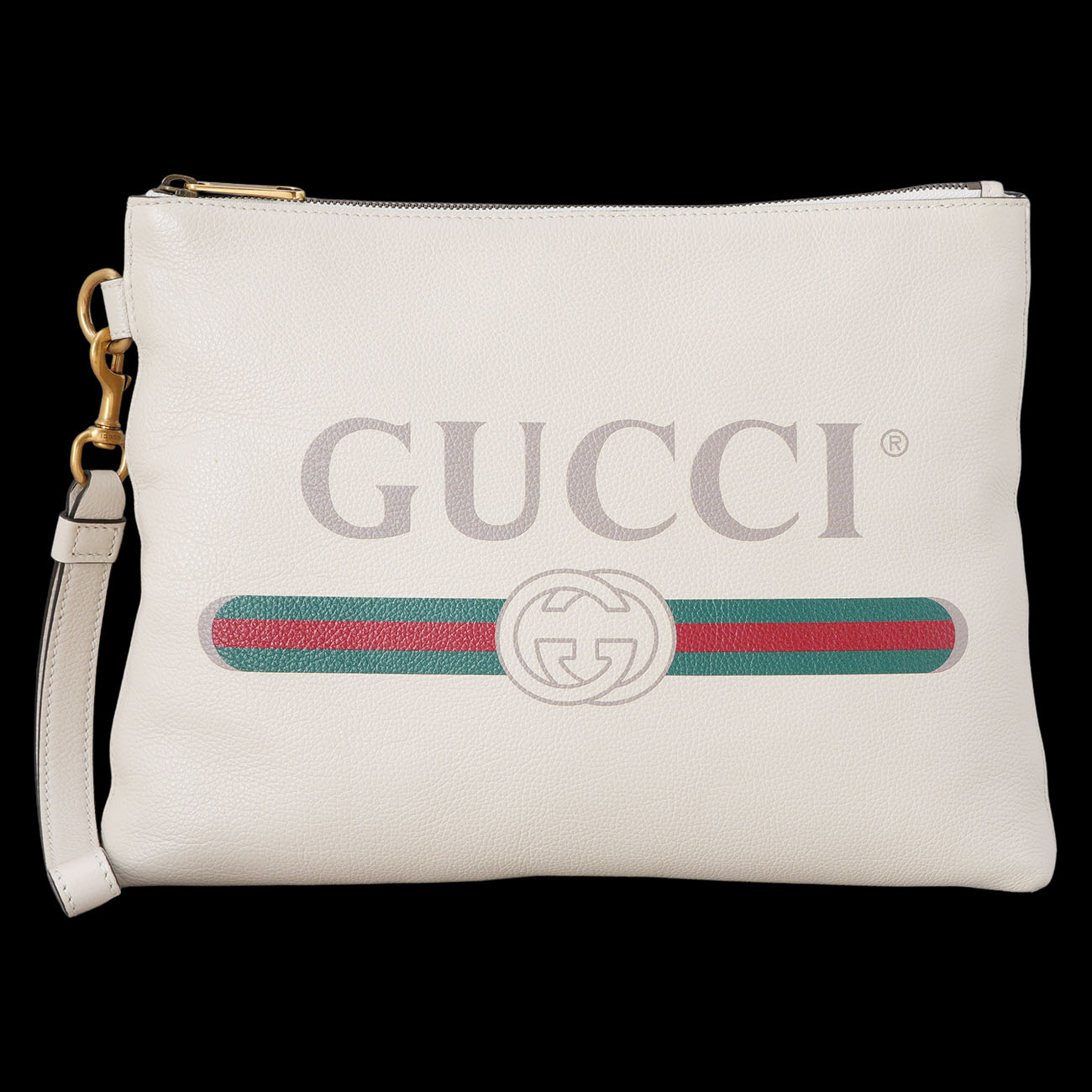 GUCCI(USED)구찌 572770 로고 프린팅 클러치