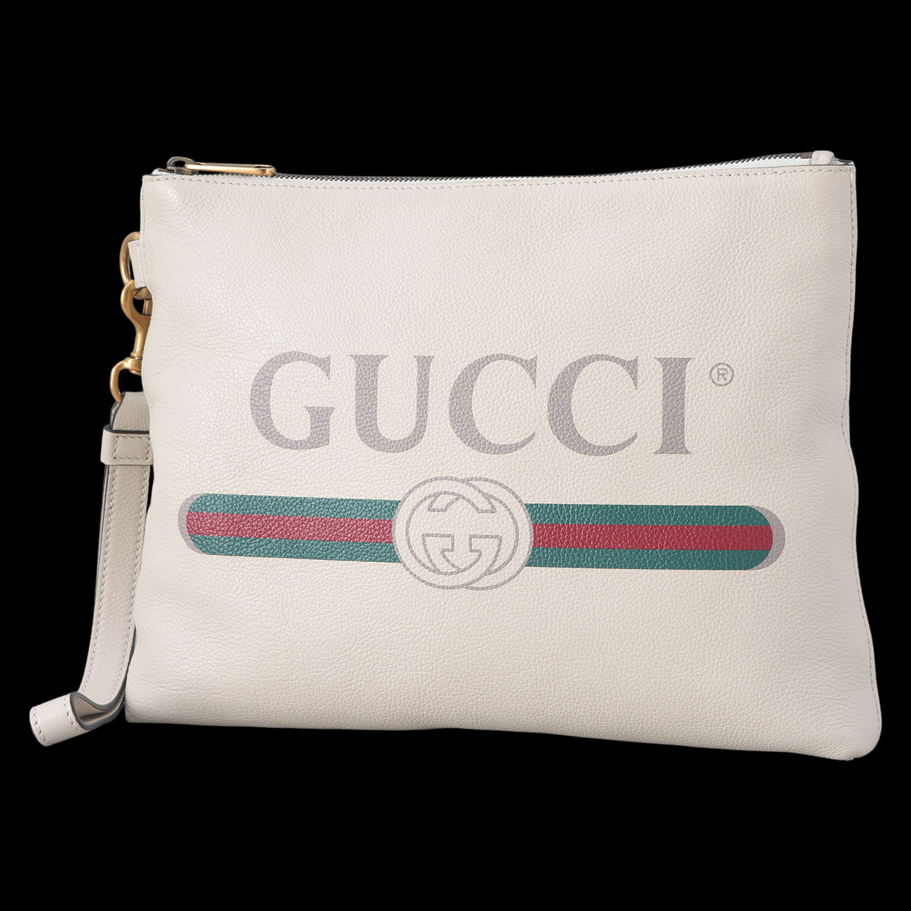 GUCCI(USED)구찌 572770 로고 프린팅 클러치