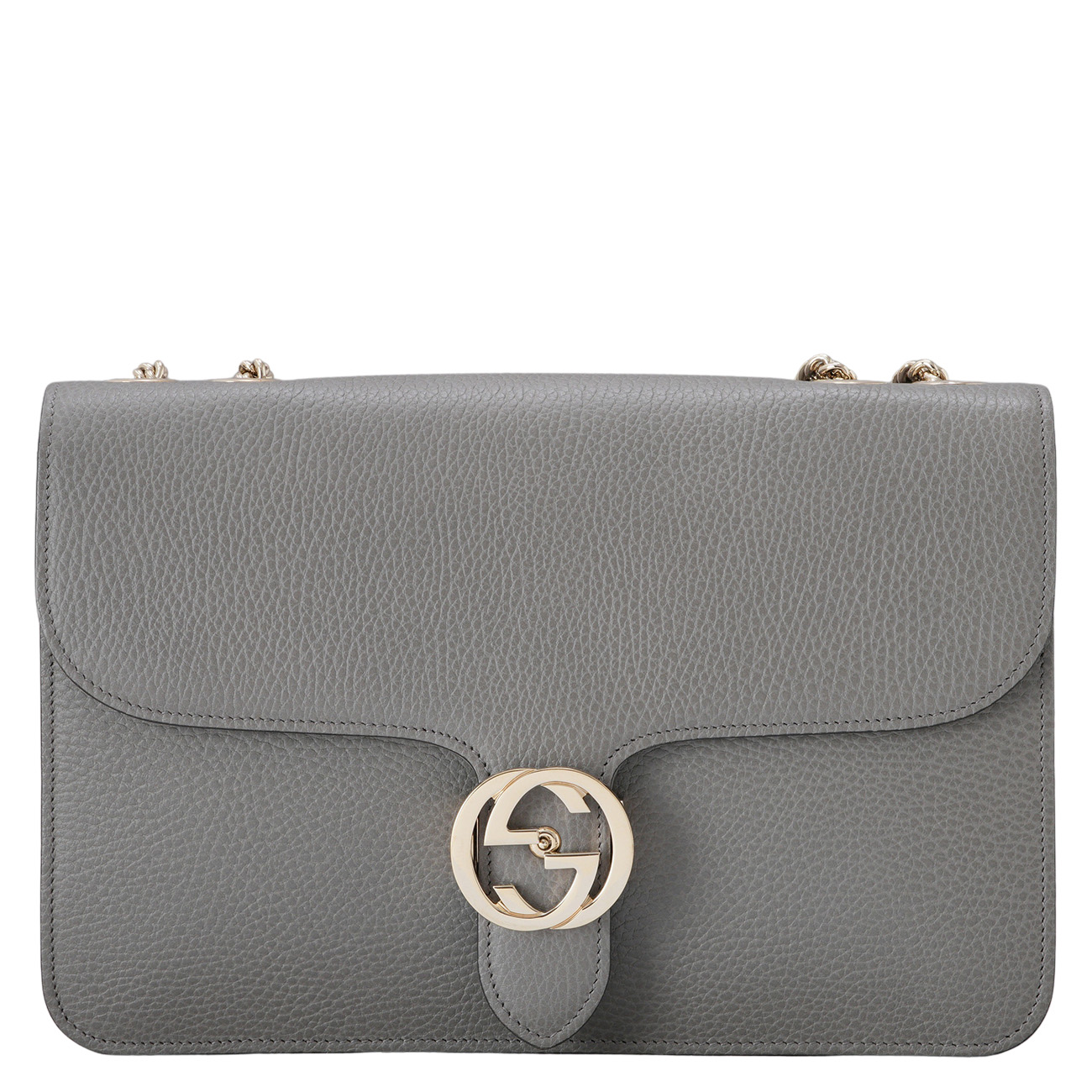 GUCCI(USED)구찌 510303인터로킹 GG 체인 숄더백
