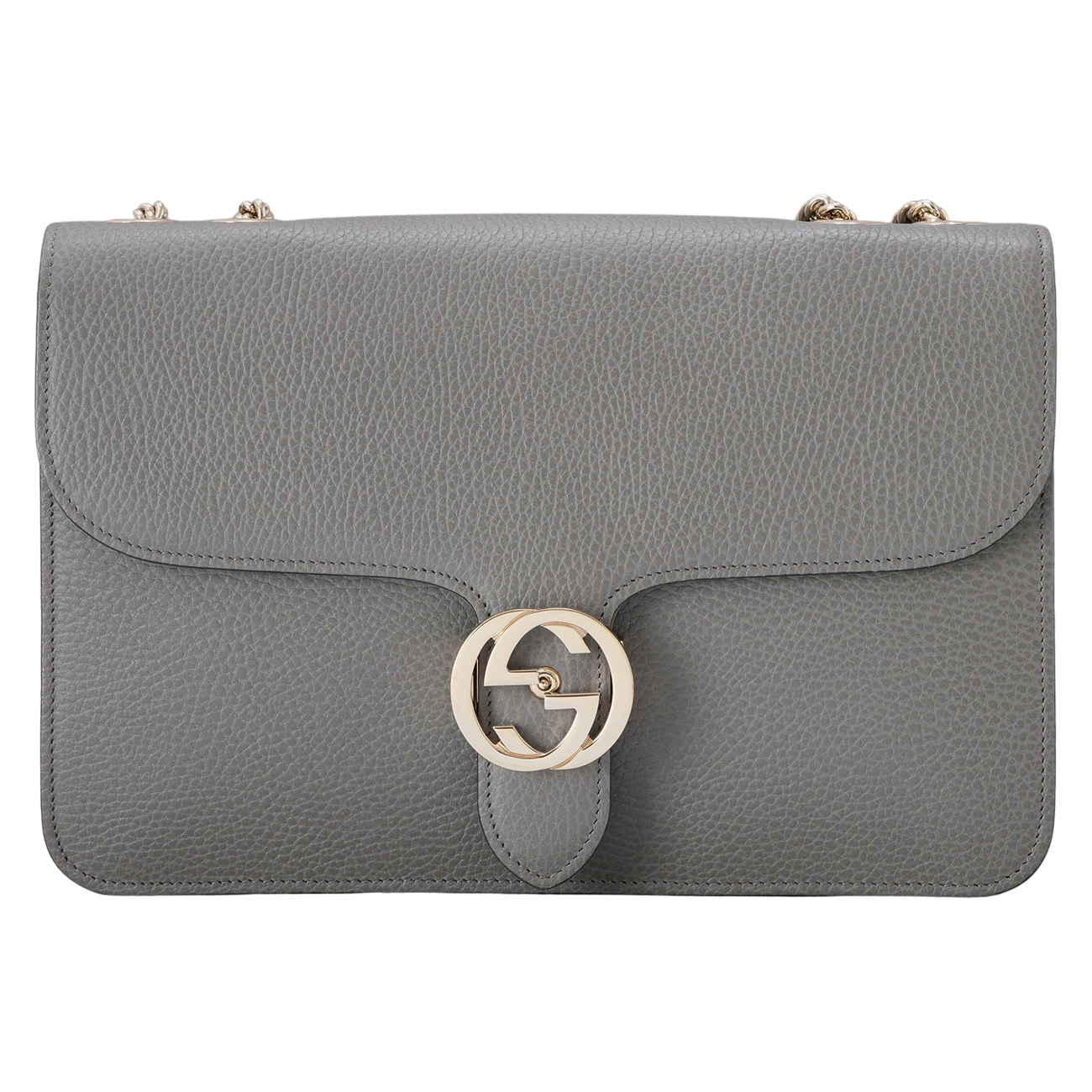 GUCCI(USED)구찌 510303인터로킹 GG 체인 숄더백