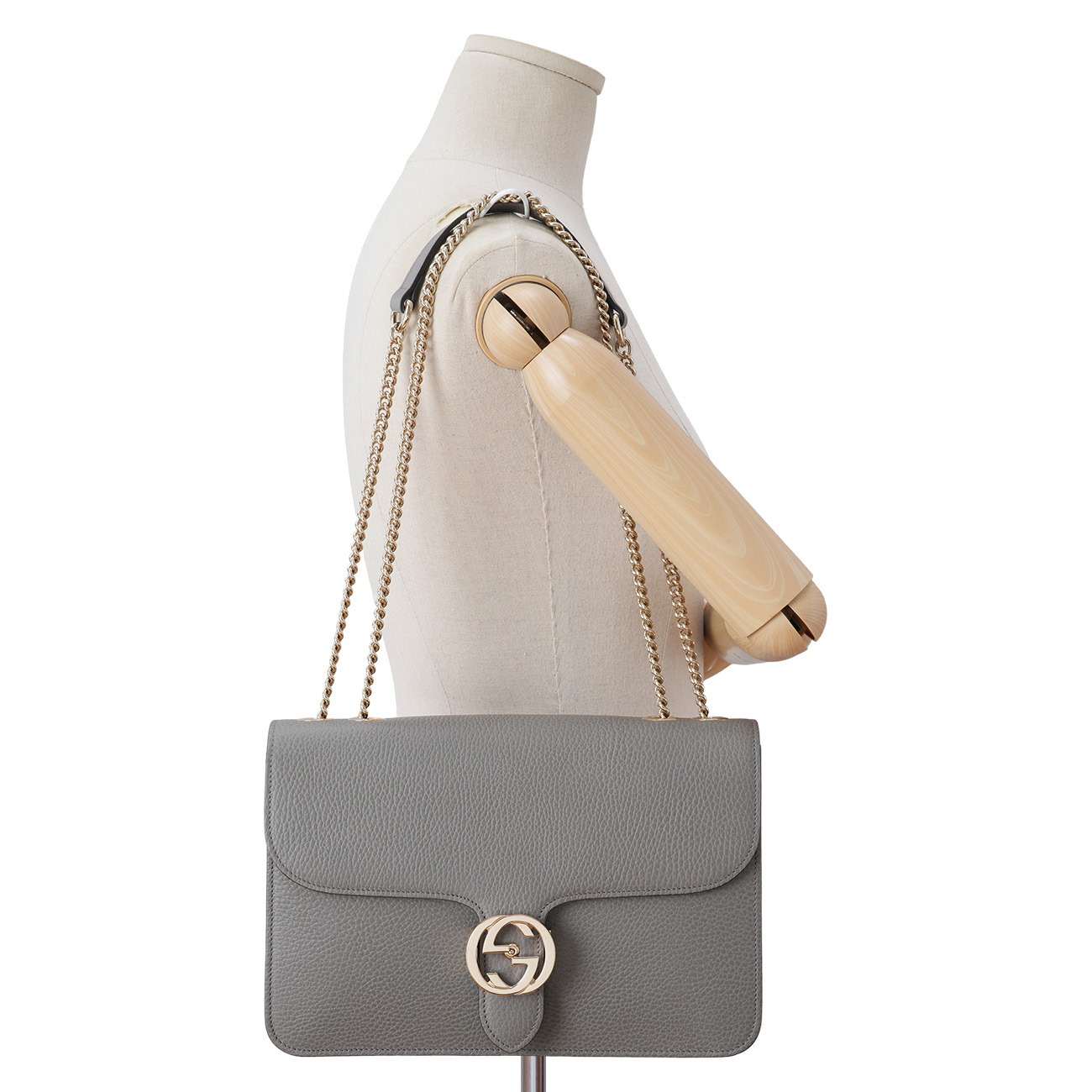 GUCCI(USED)구찌 510303인터로킹 GG 체인 숄더백