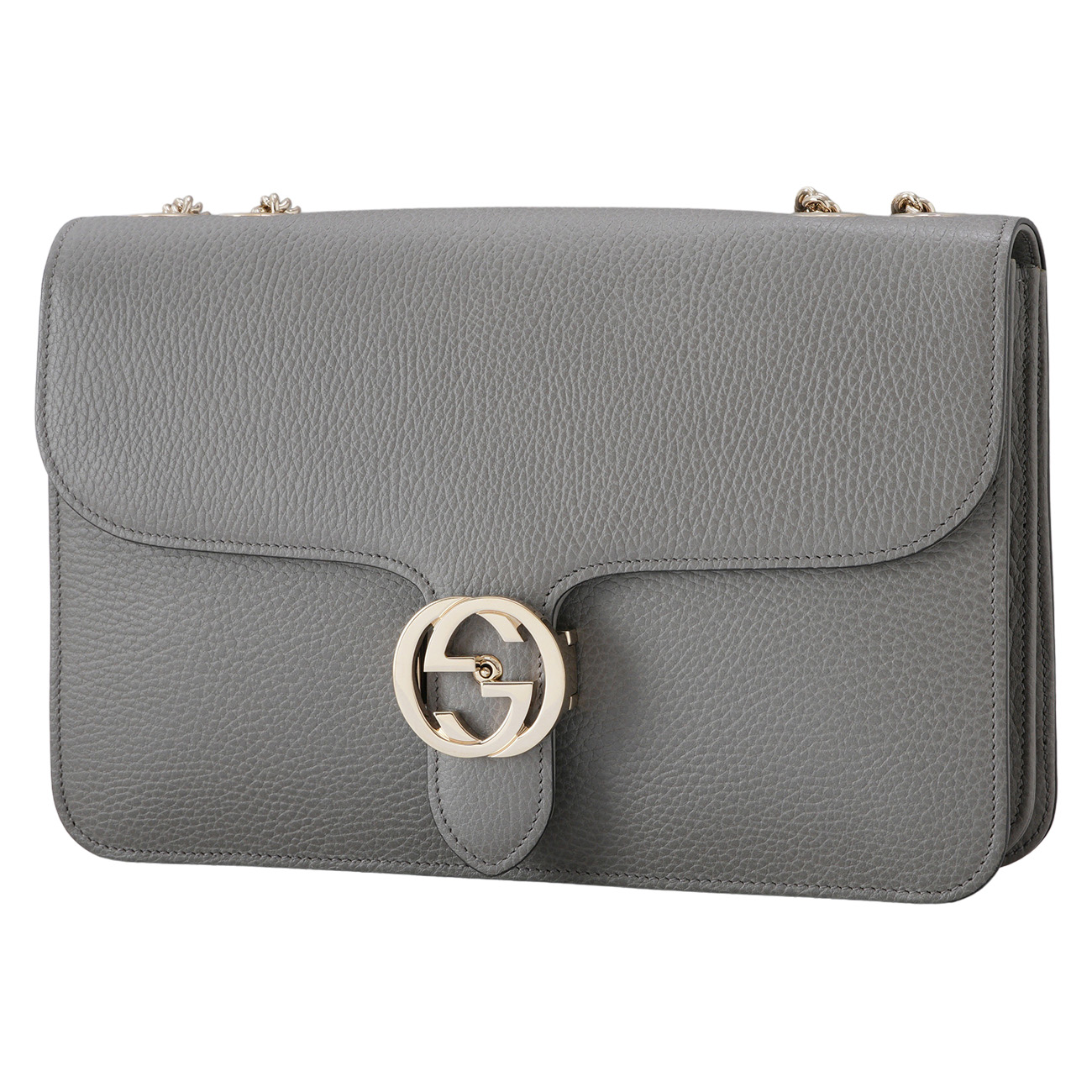 GUCCI(USED)구찌 510303인터로킹 GG 체인 숄더백