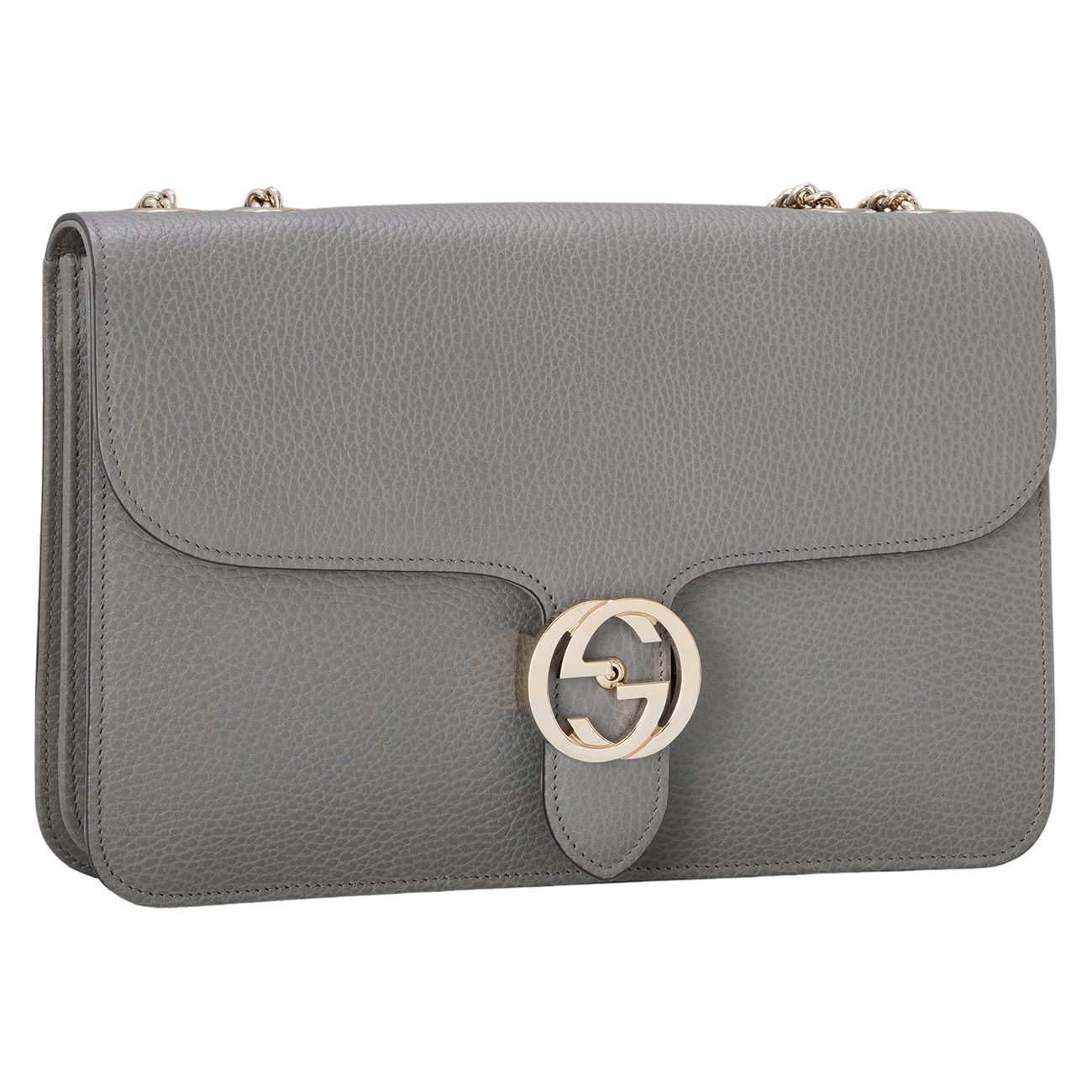 GUCCI(USED)구찌 510303인터로킹 GG 체인 숄더백